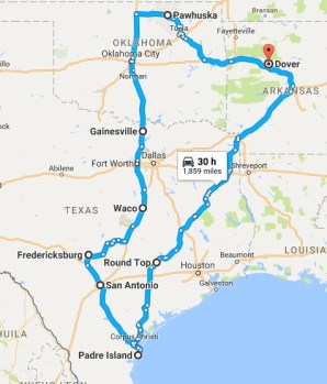 Road Trip Route 2017